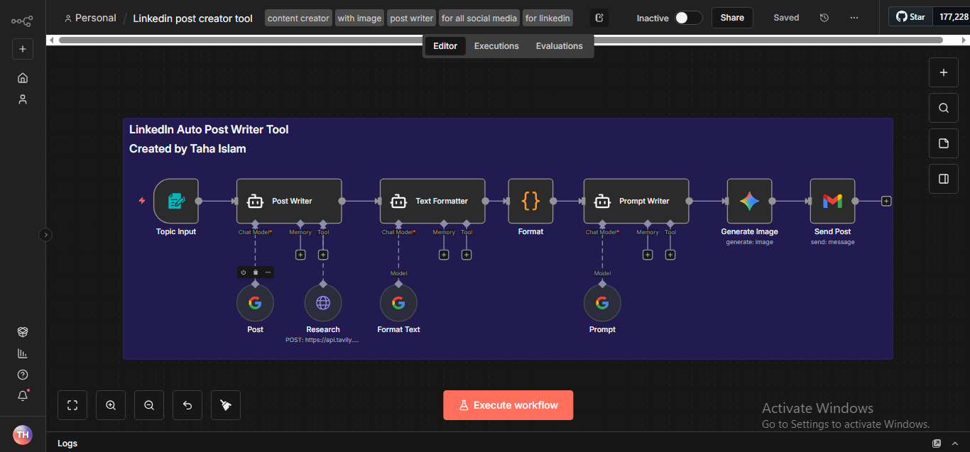 LinkedIn Post Generator